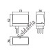 Caixa Patola CF-063/3 52x34x72mm Caixa Patola CF-063/3 52x34x72mm